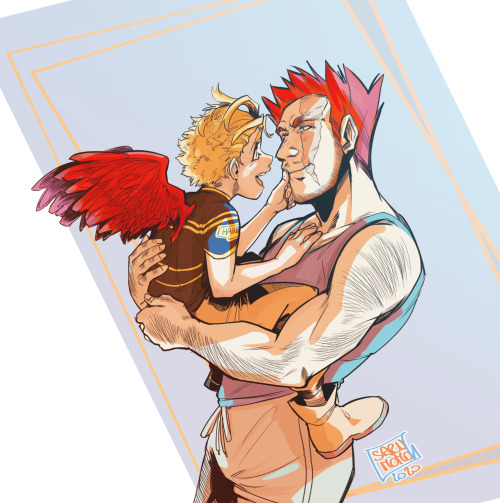 I’m positively sure lil Hawks would be awed by Enji’s scar.