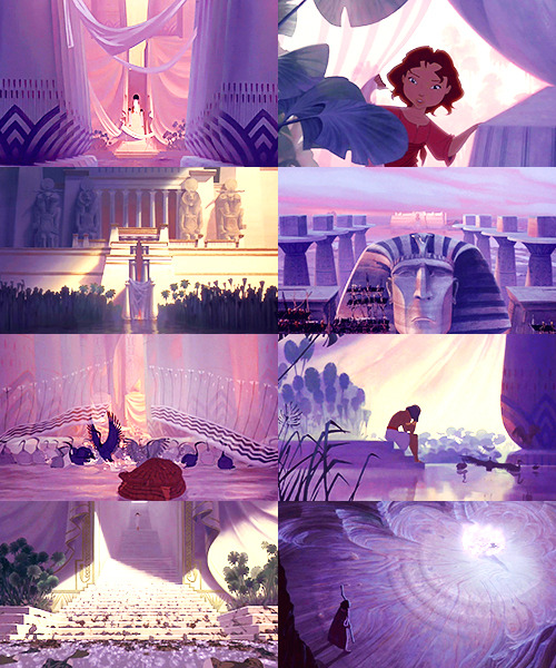 Non-Disney movies - color meme6. Prince of Egypt - violet