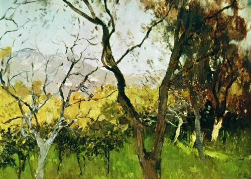 Spring in Crimea, 1900, Isaac Levitanhttps://www.wikiart.org/en/isaac-levitan/spring-in-crimea-1900