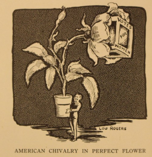 American Chivalry in Perfect Flower by Special Collections at Johns Hopkins University Cartoon by Lo