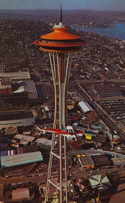 exposandworldsfairs:  Space Needle - 1962 Seattle World’s Fair Space Needle, Seattle, USA. 