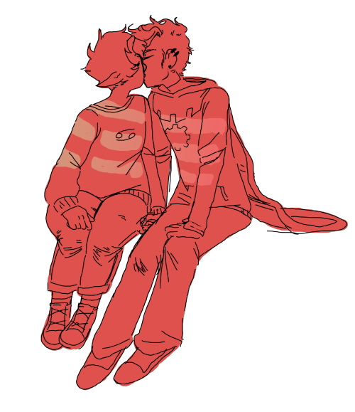 deer-dearest:D8VE AND KARKAT SITTIN IN A TREE. K-I-S-S-I-N-G