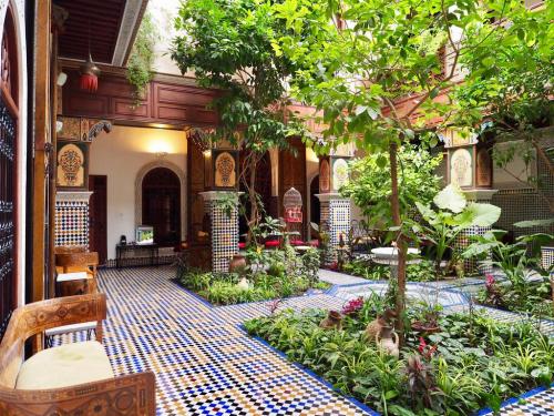 Courtyard garden, Morocco