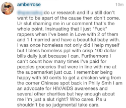 bl0ndieb0mb:  micdotcom:  After an Instagram troll called out Amber Rose for only “fucking rappers,” the model/actress fired back with this incredible comment. As Rose notes, slut-shaming is not always as simple as being called a “slut.” Luckily