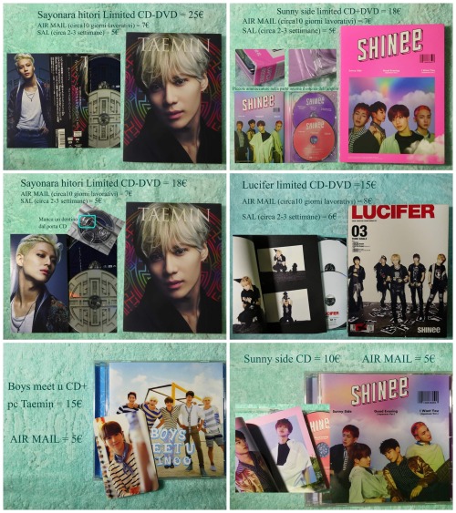 [SALE SHINee ALBUM]Hi guys, my friend lives in Japan and she is selling some Japanese albums. They a