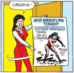 dirtyriver: &ldquo;Vicious Veronica takes on all comers!!!&rdquo; Betty and Veronica Double Digest #189 