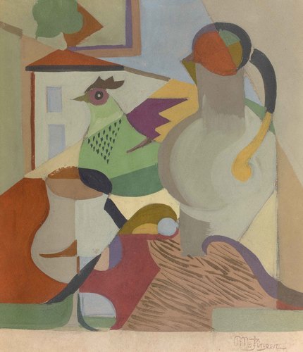 Pitcher, hen house, 1923, Jean Metzinger