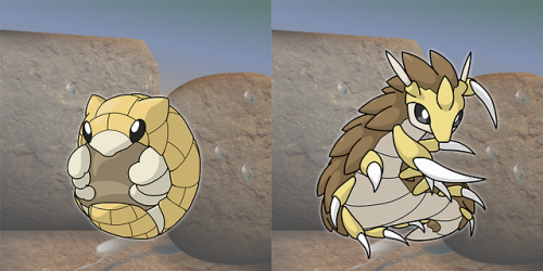 Bug/Ground Retpyes of Sandshrew line