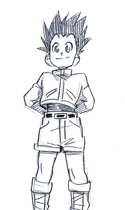 charlattes:  I’m reading HxH finally and he is REALLY FUN TO DRAW!!!