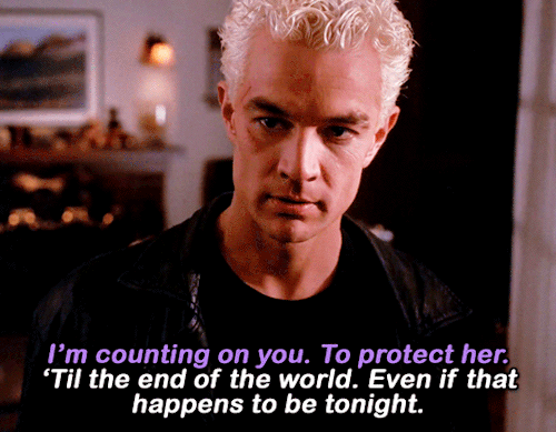 ☀︎  buffy/spike parallels  ☾5.05 no place like home - 5.22 the gift - both are protectors 
