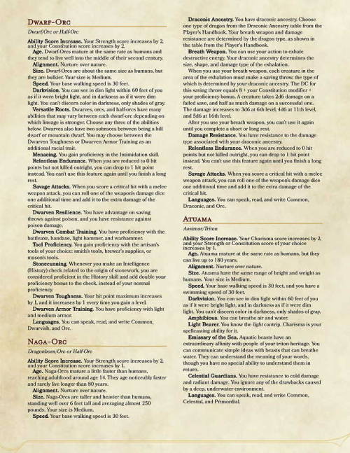 dnd-homebrew5e: Hello everyone! I have had these suckers tucked away for awhile and finally fleshed 