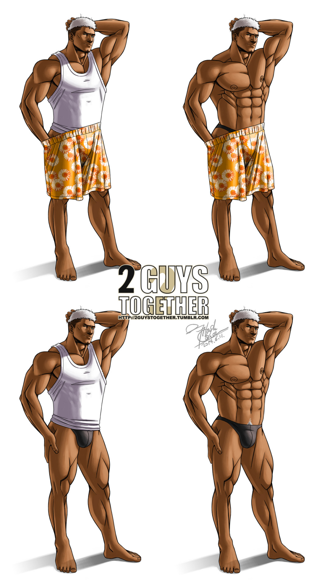 2guystogether:Character Design of “2 Guys Together” www
