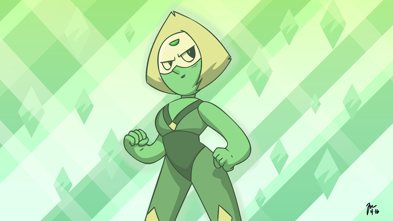 artandinsanity:Peridot from Steven Universe… hope your ready for the month long