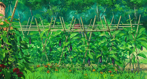 cinemamonamour:Ghibli Gardens - Setsu and Kiyomasa’s Garden in When Marnie Was There (2014)