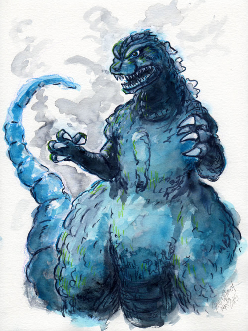 citystompers:  Godzilla Study May 2015 by DaiKamonohashi 