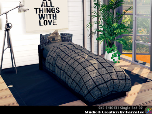 studio-k-creation:SKC shiokei single bed 02 (S4CC)standalone / new mesh by me / base game / 25 swatc