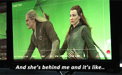 wrathandruin-blog:  the hobbit production video #11 → orlando and evangeline  Se