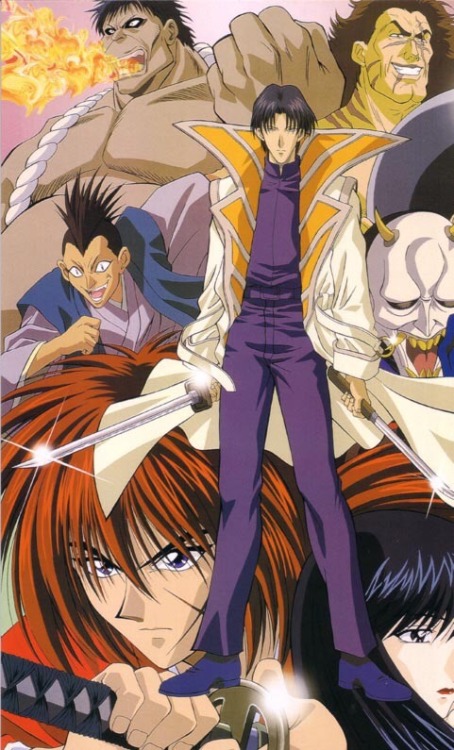 Old Rurouni Kenshin pictures I found on the net back in 2003. Team Oniwaban ;D