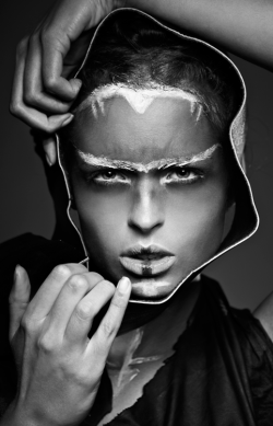 black-white-madness:  Madness:  Photography Catrine Zorn Model: Amalie @ Etoile Copenhagen Make-up and hair: Maya Tronveit 