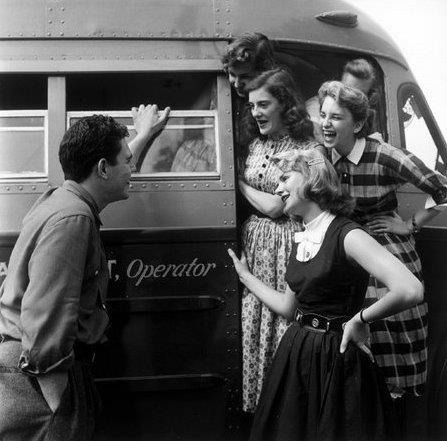 a-harlots-progress: High School Students, NY, 1955, by Eve Arnold