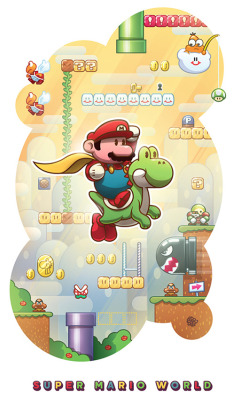 pixalry:  Super Mario World Poster - Created