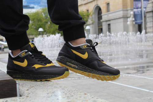 Air Max 1 'Livestrong' (by Liam Thomas... – Sweetsoles – Sneakers, kicks and trainers.