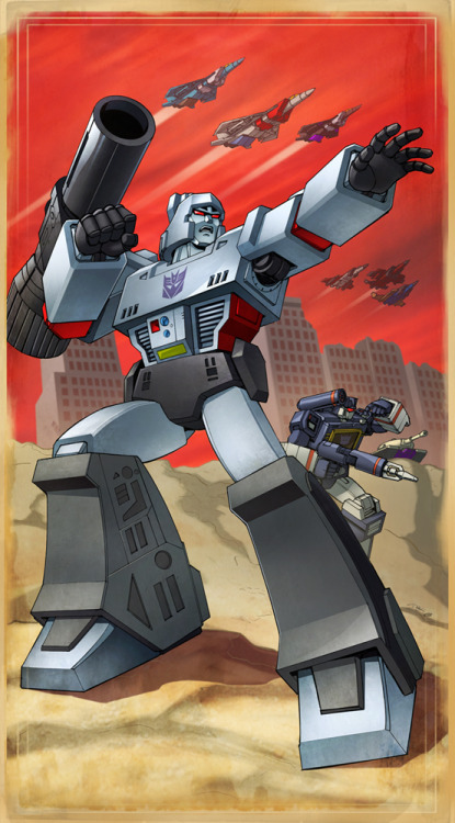 Megatron: Peace Through TyrannyA Megatron print of his classic G1 iteration!Line work by Dan Khanna 