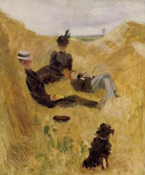 artist-lautrec:Party in the Country, 1882, Henri de Toulouse-LautrecMedium: oil on canvas