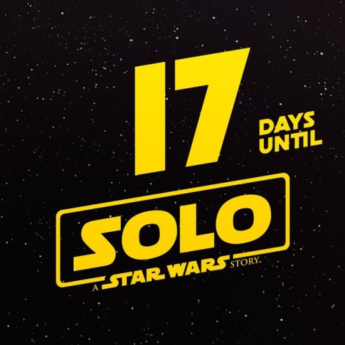 17 days until #Solo: A #StarWars Story t.co/Cv3H4CP3jk@StarWarsCount
