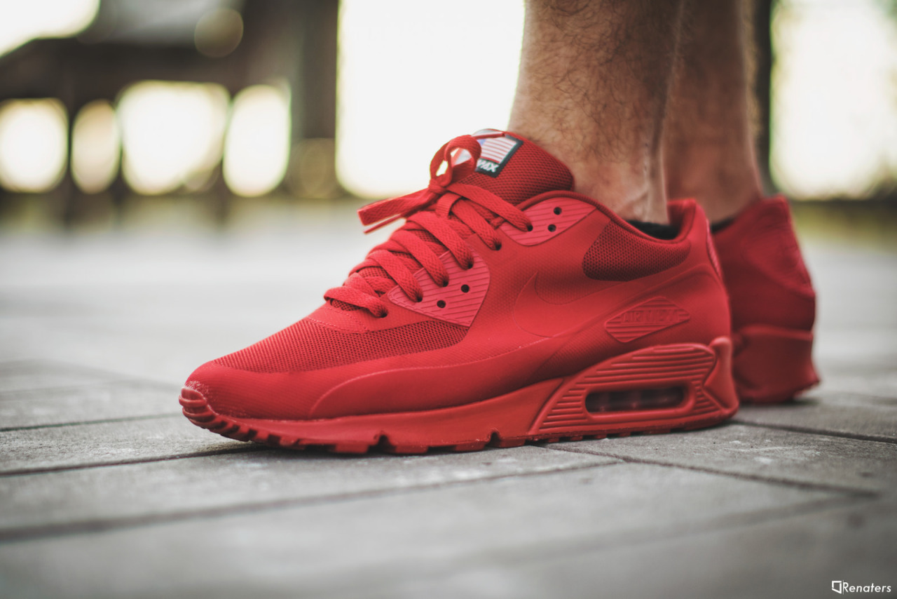 Nike Air Max 90 Hyperfuse ‘Independence Day’ Red... – Sweetsoles ...