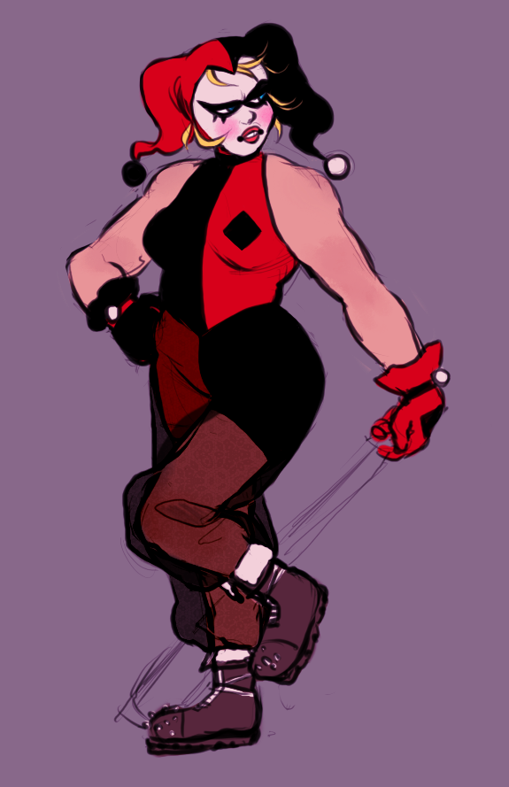 bumbleshark:another harley warm up before i start commission work