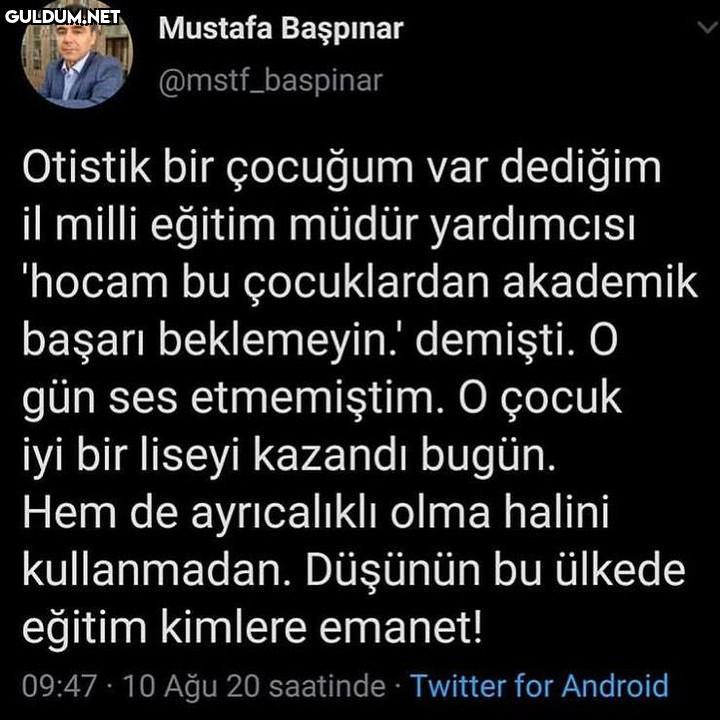 Mustafa Başpınar...