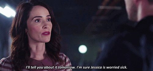 and-i-believe-in-you:Wyatt & Lucy | 2x06 | Be with Jessica (Ouch)