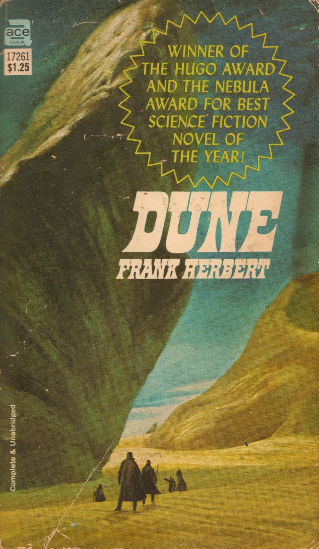 scificovers: Ace 17261: Dune by Frank Herbert. Cover by John Schoenherr. among