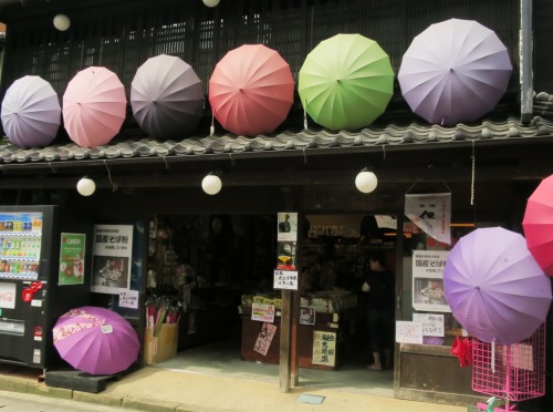 Toyo'oka city in Hyogo, where they sell most umbrellas all over Japan.