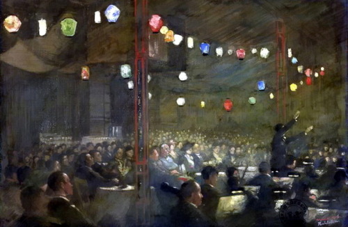 Gala Performance ,  The Mikado   -    Nico Jungman British-Dutch,  1872–1935Oil on canvas,  63.7 x 7