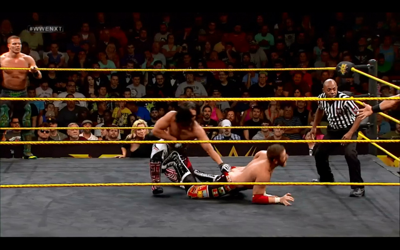rwfan11:  Sami Zayn ….bit of butt crack on NXT this past week (credit» &lsquo;north&rsquo; via
