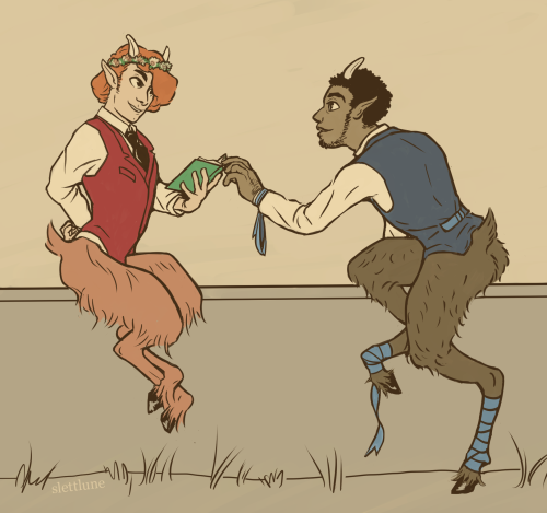 slettlune:  some fancy satyrs for satyrday man i just love satyrs so much