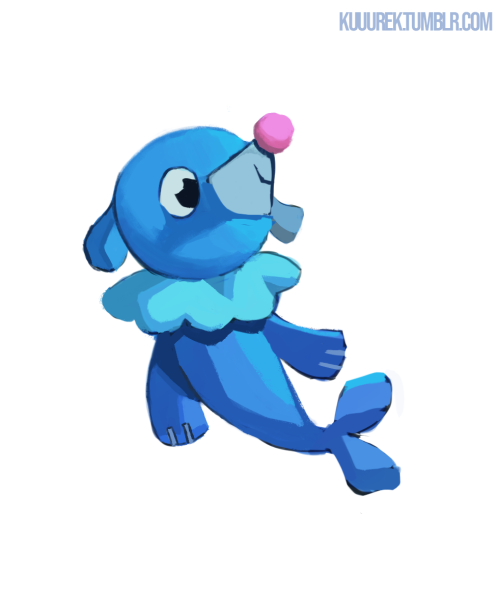 tried to paint in photoshop, so here’s a popplio!!