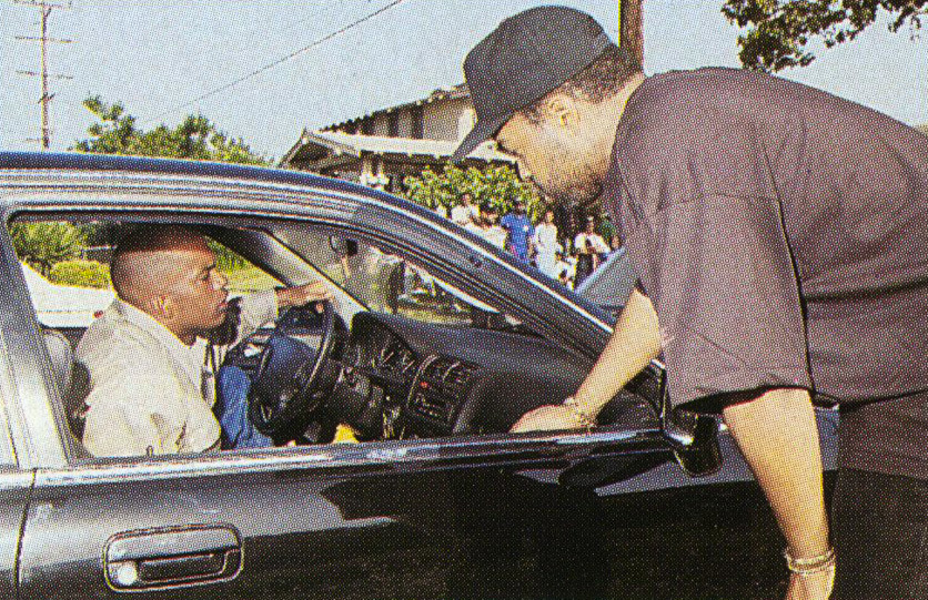 babylonfalling:  Kam &amp; Cube by Basim Abdel-Aziz for Rap Pages (1993) Article