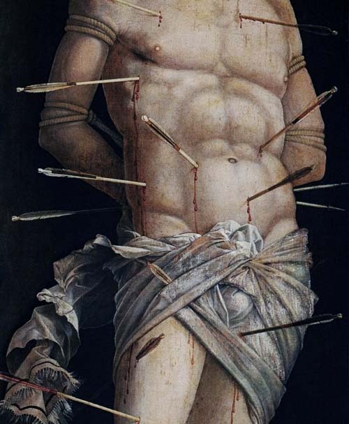 Porn photo abystle:  St. Sebastian (Detail), 1490 by