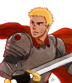 jollyart:  Human Soldier Naruto LOTRauHinata Elf again inspired by loversnaruhina oneshot