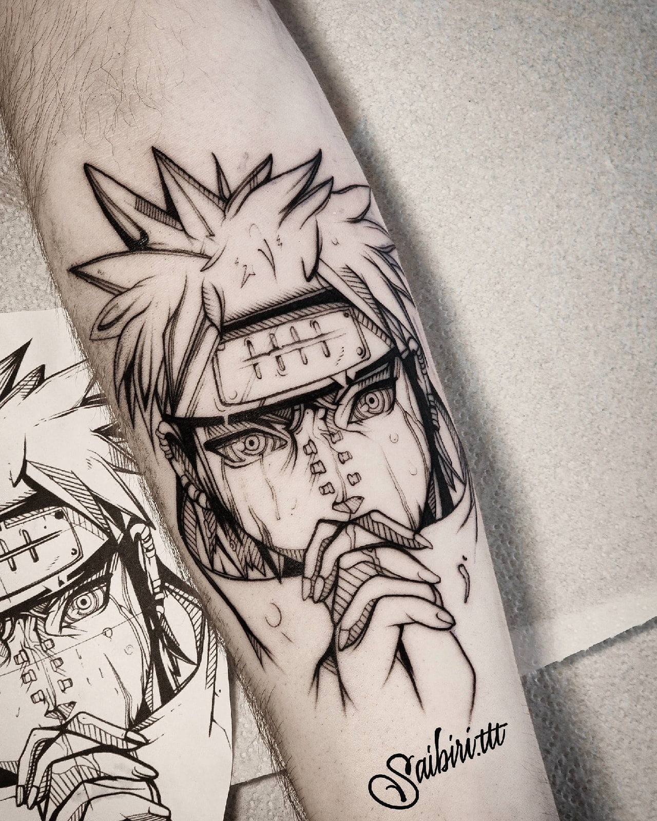 Naruto pain tattoo idea | Geometric lion tattoo, Naruto tattoo, Tattoos