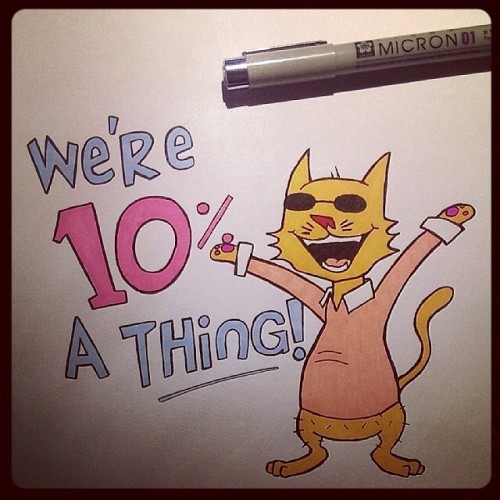 Cat Canyon is 10% a thing! Woohoo! #kickstarter #childrensbook #cat #canyon www.catcanyonbook.com