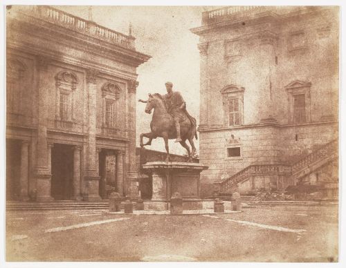 Photographs of Rome in the mid-1800s.  The first two were taken byCalvert Jones, and the second two 