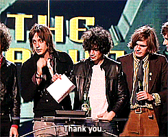 why-wont-you-come-over-here:  livinginmusic: The Strokes win International Newcomer