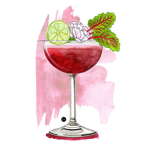 My last work : Cocktails illustrations commissioned by Stylist Magazine (UK). You can view them in a