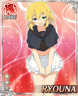 djsplon25:Ryouna…….please…….have mercy………..she’s gonna kill me……kill me with cuteness………I LOVE YOU, RYOUNA! I LOVE YOU SO MUCH! &lt;3 She just……makes me want to sit her under a tree in a field and just cuddle with her!
