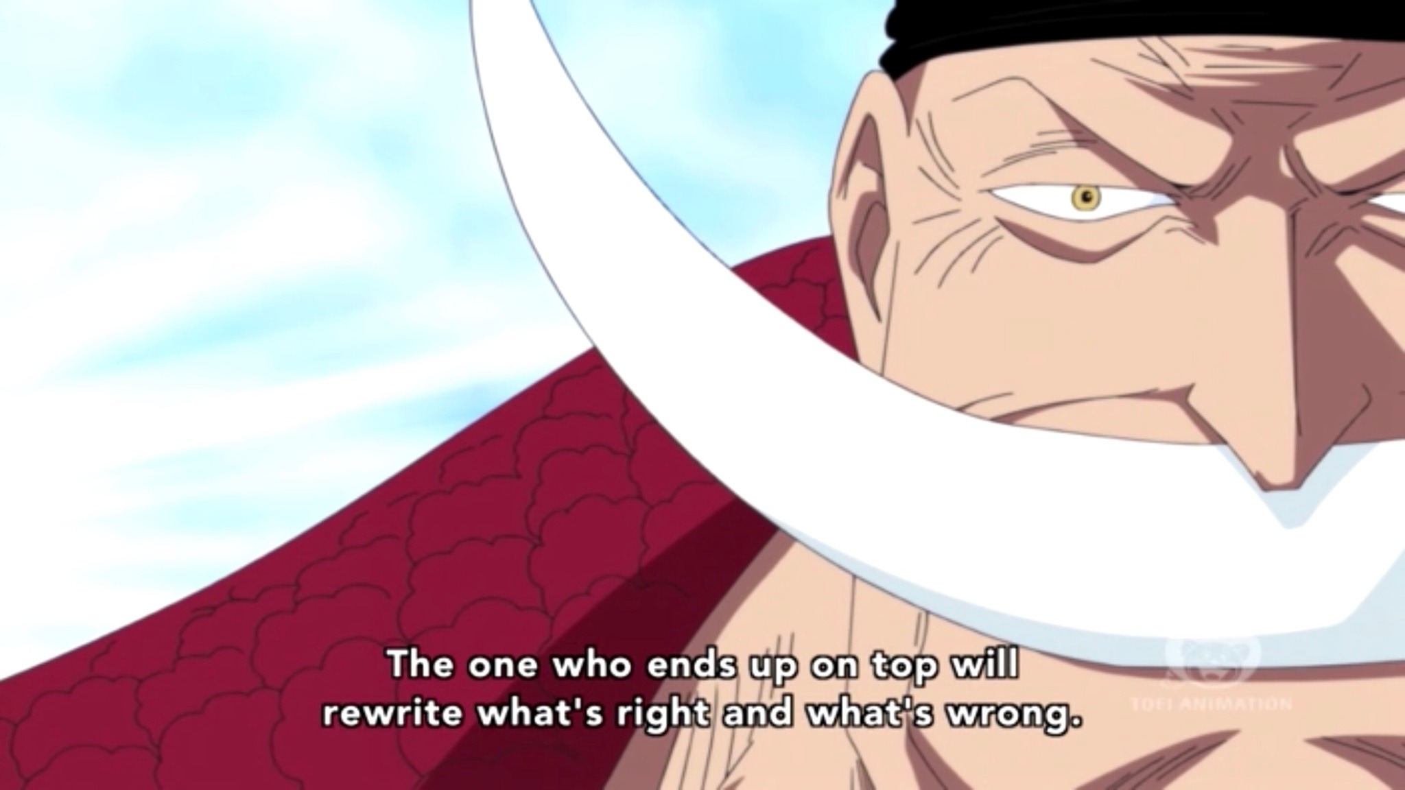 usopps-froggy-hat:doflamingo waltzed into marineford, dropped this metal af quote,
