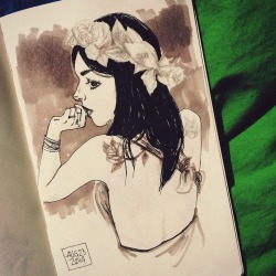 thatartzygirl:  Been drawing in the sketchbook